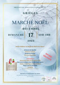 Marché de Noël de Grièges.